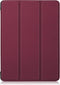 3-Vouw sleepcover hoes - Geschikt voor iPad Pro 11 inch (2018/2020/2021) - Bordeaux Rood