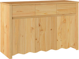 vidaXL - Dressoir - “DRAMMEN” - 114x43x75,5 - cm - Massief - Grenenhout