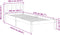 vidaXL - Bedframe - extra - lang - zonder - matras - grenenhout - wit - 100x210 - cm