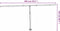 vidaXL - Luifelpaalset - 600x245 - cm - ijzer - wit