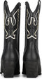POSH by Poelman BIBI - Enkellaarzen - Cowboy stijl - Zwart