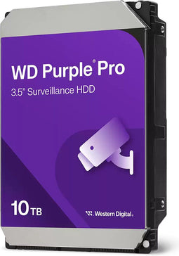 WD Purple Pro - 10TB HDD - 7200 RPM 512MB cache (2024)