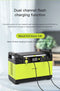 CTECHi GT1500 | 1200W | 1210Wh | Draagbare Powerstation | LiFePO4 Battery ZonneGenerator | Mobiele Stroomopslag | Heavy-Duty Powerbank | 230V Stopcontact | Draadloos Opladen | AC/DC/USB/Type-C | Noodgenerator | EU Stopcont