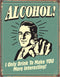 Metalen Retro Bord Alcohol