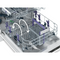 Beko BDDN38561XC - Inbouw Vaatwasser - 14 couverts - 42 dB - Automatische deuropening - Besteklade