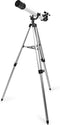 Nedis Telescoop - Diafragma: 70 mm - Brandpuntsafstand: 700 mm - Finderscope: 5 x 24 - Maximale werkhoogte: 125 cm - Tripod - Wit / Zwart
