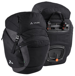 Vaude OnTour Back - Dubbele Fietstas - Waterdicht - Zwart