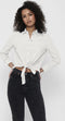 ONLY ONLLECEY LS KNOT SHIRT NOOS - Dames Blouse - Knoopdetail - All over streep - Maat L
