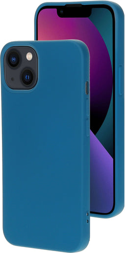 Mobiparts iPhone 13 - Silicone Cover - Soft-touch - Blueberry Blue