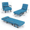 Coast Slaapstoel Slaapbank - 4-in-1, 5-standen Verstelbaar, Max. 150 kg - L 184 cm - Linnen/Metaal -