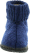 Bergstein Cozy - Sloffen - 100% Zuiver scheerwol - Blauw