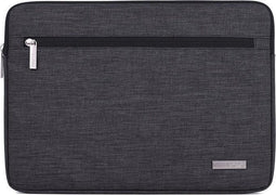 Laptophoes 15.6 Inch - Hoes Geschikt voor o.a MacBook 2021 16 Inch - Laptop Sleeve - Donkergrijs