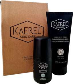 Kaerel giftset (shampoo + douchegel + deodorant) - Voor mannen