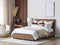 ROCHELLE - Bed opbergruimte - Bruin - 140 x 200 cm - Polyester