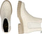 PS Poelman Mink - Chelsea boots - Chunky zool 4,5 cm - Crème Wit - Maat 40