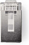 Nedis RJ45-Connector - Male - Solid UTP CAT6 - Recht - Verguld - 10 Stuks - PVC - Transparant - Polybag