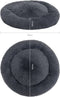 vidaXL - Honden-/kattenkussen - wasbaar - 90x90x16 - cm - pluche - donkergrijs