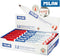 Markeerstiften Milan Whiteboard 12 Stuks Rood PVC
