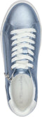 Tamaris Essentials - Dames Sneakers - Comfortabele pasvorm - Lichtblauw-metallic - Maat 40