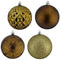 Set kerstballen Groen PVC 8 x 8,5 x 8 cm (4 Stuks)