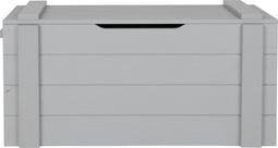 WOOOD Dennis Speelgoedkist - Grenen Geborsteld - Betongrijs - 42x90x42