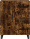 vidaXL - Dressoir - 69,5x34x90 - cm - bewerkt - hout - gerookt - eikenkleurig