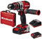 Einhell TE-CD 18 Li-i BL Kit - Accu Klopboor-/Schroefmachine - Koolborstelloze motor - Inclusief 2x 2.0Ah accu en lader