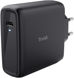 Trust Maxo - USB-C-oplader 100W - Snelladen met 2 meter kabel - Zwart
