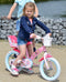 Volare Disney Princess - Kinderfiets - 12 inch - Twee handremmen - Roze