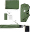 vidaXL - Windscherm - camping - waterdicht - 344x120 - cm - groen