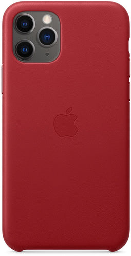 Apple iPhone 11 Pro - Leather Backcover - Echt leder - Rood