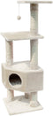 Ebi Classic Loona - Krabpaal - 4 niveaus - Beige - 40 x 40 x 135 cm