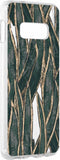 Hoesje Geschikt voor Samsung Galaxy S10e Hoesje Siliconen - Design Backcover siliconen - Meerkleurig / Wild Leaves