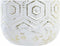 Vaas DKD Home Decor Gouden Metaal Wit Orientaals (17 x 17 x 56 cm)