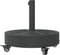 vidaXL - Parasolvoet - met - wielen - voor - stok - van - Ø38 - / - 48 - mm - 27 - kg - rond