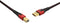 Oehlbach D1C9425 - USB B naar USB A Kabel - 750 cm - Rood Zwart