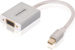 Profigold PROM201 - Mini DisplayPort naar VGA - 99,996% zuurstofvrij koper - Wit