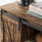 SoBuy FSB60-N - Onderkast - Dressoir met Schuifdeur - Rustiek Houtlook 120x40x70cm