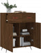 vidaXL - Dressoir - 69,5x34x90 - cm - bewerkt - hout - bruin - eikenkleur