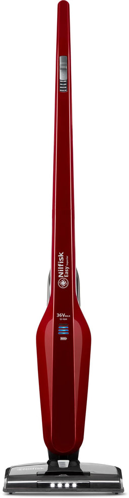 Nilfisk Easy 36VMAX - Steel stofzuiger - Zakloos 0,6l - Rood