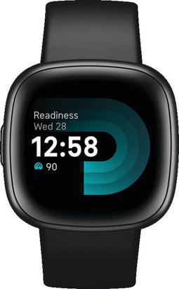 Fitbit Versa 4 - Smartwatch - 40+ trainingsmodi GPS 50m waterdicht - Zwart