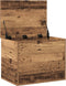 vidaXL - Opslagbox - met - Deksel - Oud - Hout - 60x42x46 - cm - Engineered - Hout