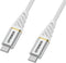 Otterbox Premium Cable - USB C-C - Snellaad 60W 1M - Cloud Sky White