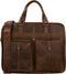 Berba Laptoptas Barbarossa Leer - bruin