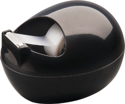 Scotch® Tape Dispenser Design Keivormig by Karim Rashid, Zwart + 1 Rol Scotch® Magic™ Tape 19 mm x 7,5 m