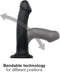Strap-On-Me Semi-Realistische Dildo met zuignap - zwart - maat M