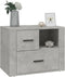vidaXL - Nachtkastje - 60x36x45 - cm - bewerkt - hout - betongrijs