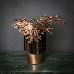PTMD Leaves Plant Philo Kunstblad - 14 x 13 x 32 cm - Goud