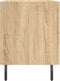 vidaXL - Nachtkastjes - 2 - st - 40x35x47,5 - cm - bewerkt - hout - sonoma - eikenkleur