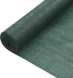 vidaXL - Privacynet - 75 - g/m² - 1x10 - m - HDPE - groen